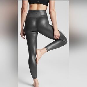 Athleta Elation Shimmer Tight – Black Foil, Size XSP